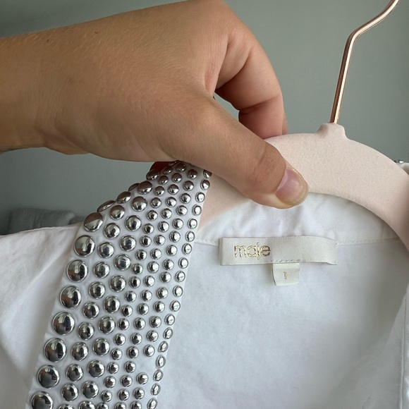 Maje White Blouse / Shirt - Picture 3 of 4